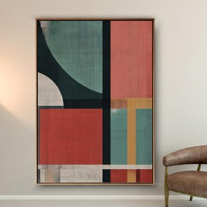 Large Framed Canvas Art | Floating Frame Canvas Prints | Oversized Canvas Wallart | Canvas in Floating Frame | Custom Abstract Art Prints |