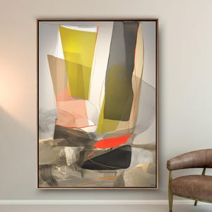 Large Framed Canvas Art | Floating Frame Canvas Prints | Oversized Canvas Wallart | Canvas in Floating Frame | Custom Abstract Art Prints |