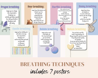 Breathing Technique, Anxiety, Calming, Grounding, Mindfulness, children anxiety, relaxing, autism