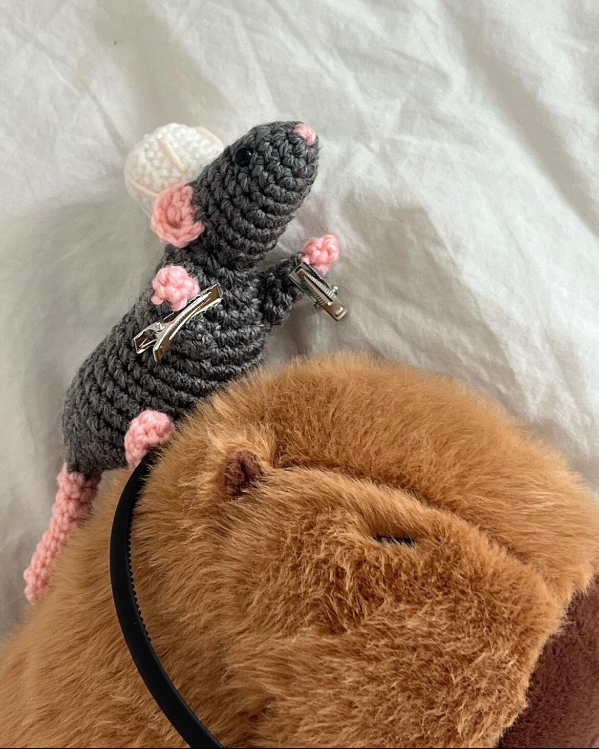 Serre Pour Enfant Serre-tête Remy Mignon Avec Clips - Accessoire Pour Enfants Et Adultes - BJPERFMS Serre Tete Ratatouille