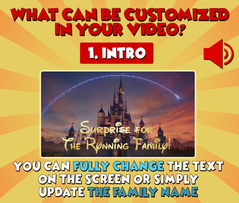 DISNEYWORLD*** LAND Ca*** LAND Paris*** Personalized DisneyWorld Trip Reveal Video - Mickey & Minnie Message for Kids image 4