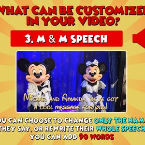 DISNEYWORLD*** LAND Ca*** LAND Paris*** Personalized DisneyWorld Trip Reveal Video - Mickey & Minnie Message for Kids image 6