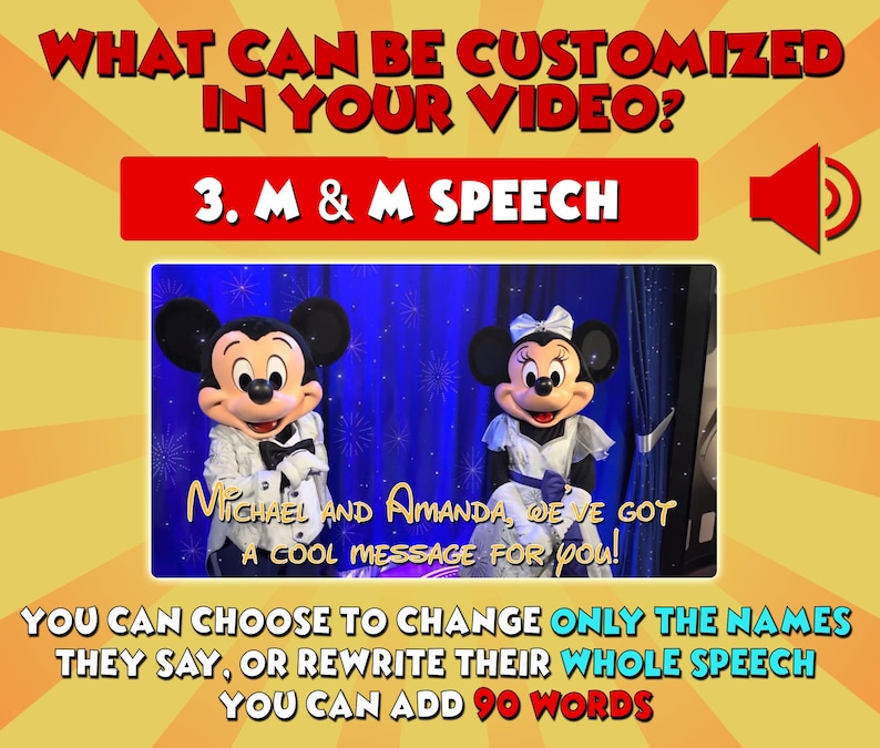 DISNEYWORLD*** LAND Ca*** LAND Paris*** Personalized DisneyWorld Trip Reveal Video - Mickey & Minnie Message for Kids image 6
