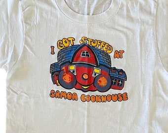 Vintage Screen Stars Samoa Cookhouse T Shirt Tee - Single Stitch S XS