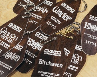 Custom GMC Mothorhome Key Chain Tag