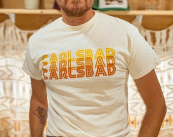 Carlsbad California 1970s Vintage Inspired Tee T-Shirt