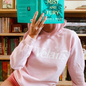 Velaris Dusty Pink Sweatshirt - ACOTAR Maas