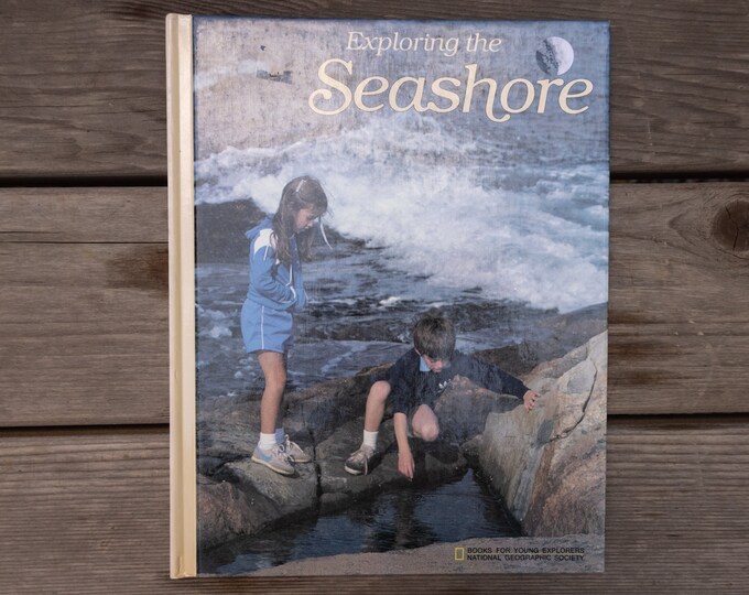 Exploring The Seashore - National Geographic - Vintage Children's Book - 1984