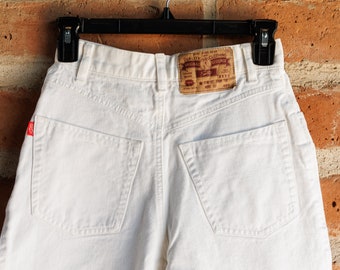Vintage High Waist White Denim Jeans - Western Cowboy Mom - Switch Woolworths