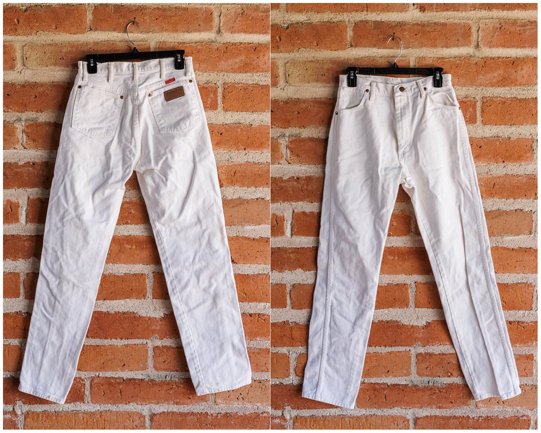 パンツ vintage made in USA LA GATE white denim Vintage la gate jeans - Gem