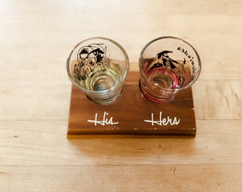 His & Hers Shot Glass Set