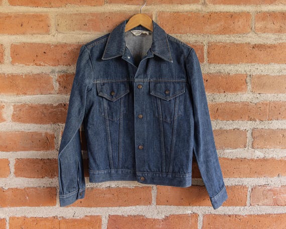 ジャケット・アウター VTG 60s 70s Denim Jacket JC.Penney? Used Vintage 1960s/70s Jcpenney Denim Trucker Jacket - USA - Etsy