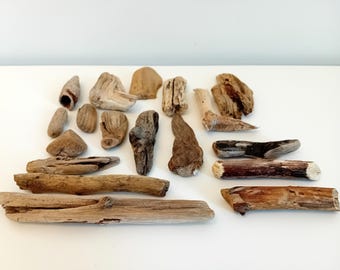 Rare Driftwood mix, Set of 18 pcs. Freshwater natural wood decors for aquariums and terrariums Habitats and art projects Home decors woods