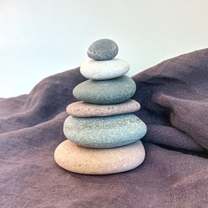 Rare decorative stones for stacking Art crafting Balance pebbles Meditation stones Zen garden rocks Sea shaped big stones