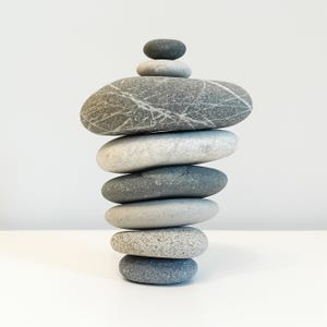 Rare decorative stones for stacking Balance pebbles Meditation stones Zen garden rocks Sea shaped big sea stones Art crafting rocks