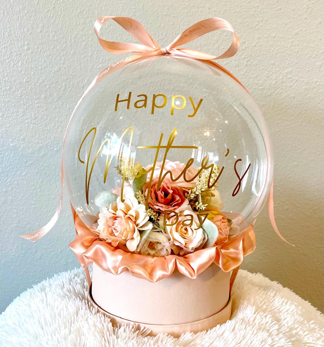 Personalized Mothers Day Gift: Unique Handmade Flowers Bobo Balloon - Etsy