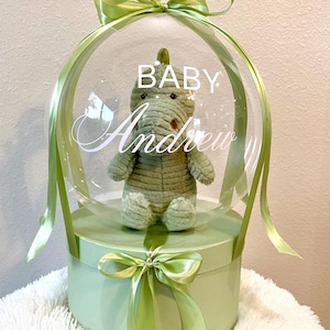 Personalized Baby Boy Gift: Welcome to the World Balloon