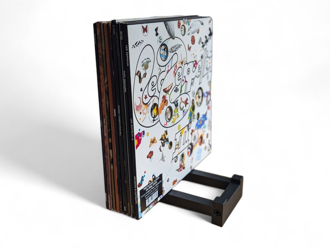 Modern Vinyl Record Storage Rack, Minimalist Vinyl Stand, LP & EP ...