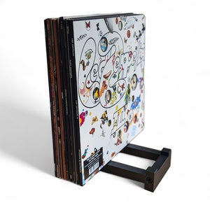 Vinyl Record Storage | Stylish LP Rack for Music Lovers | Modern Record Stand for 12&quot; Vinyl LP & 7&quot; EP Records