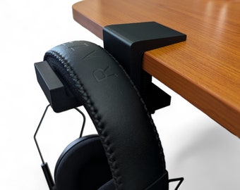 Desk Clamp Headphone Hook: Gaming Headset Organizer