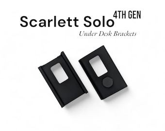 Focusrite Scarlett Solo 4th Gen Under desk bracket/mount