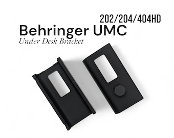 Behringer UMC202HD, UMC204HD, UMC404HD under desk bracket/mount