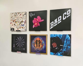 Vinyl Record Wall Display, Record Storage, Artistic Album Mount