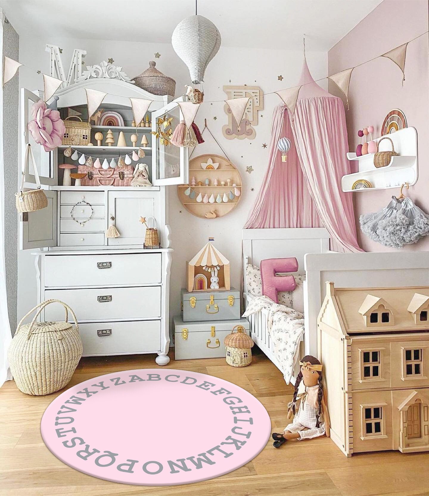 Round Carpet,round Letter Carpet,baby Room Carpet,special for Your