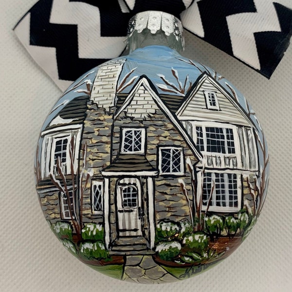 Hand Painted Christmas Ornament