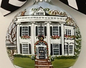 Hand Painted Christmas Ornament