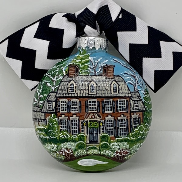 Hand Painted Christmas Ornament