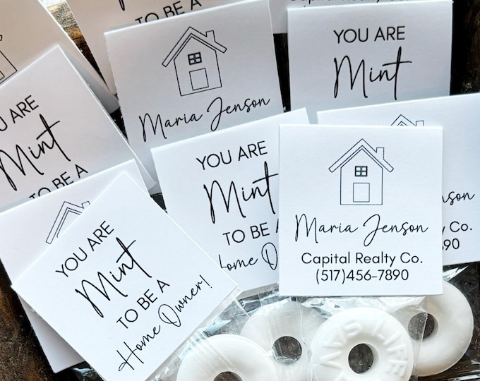 Real Estate Agent Mint Favors, Open House Giveaways, Real Estate ...