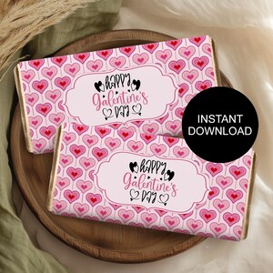 Galentinische Candy Bar Verpackungen, Valentinstag Gastgeschenke, Mädels Nacht, druckbare Valentinstag Verpackungen, Schokoladen Bar Verpackungen, Sofort Download