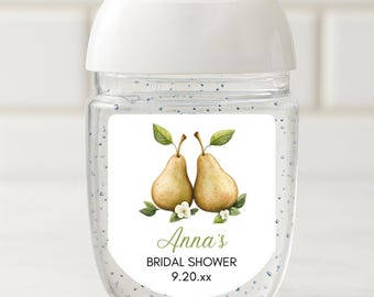 Perfect Pear Bridal Shower, Sanitizer Labels, Wedding Stickers, Sage Green, Reception Favors, Couples Shower, Perfect Pair, Bachelorette