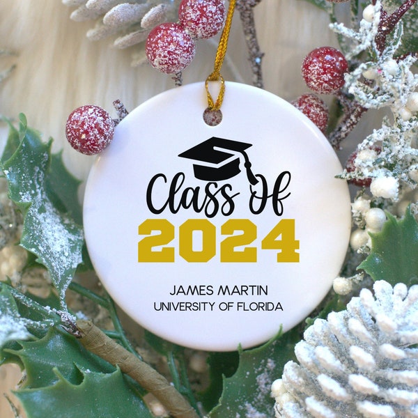 Class of 2024 Ornament Etsy
