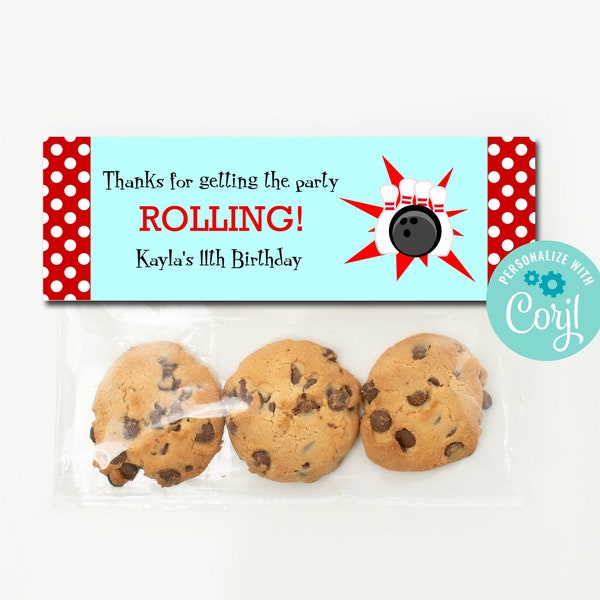 Bowling Treat Bag Etsy