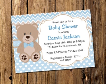 teddy bear baby shower