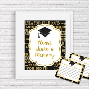 Memória favorita do formando, Memórias de formatura, Compartilhe um cartão de memória, Jogo de festa de formatura, Cartão de memória favorito, Graduação em ouro preto