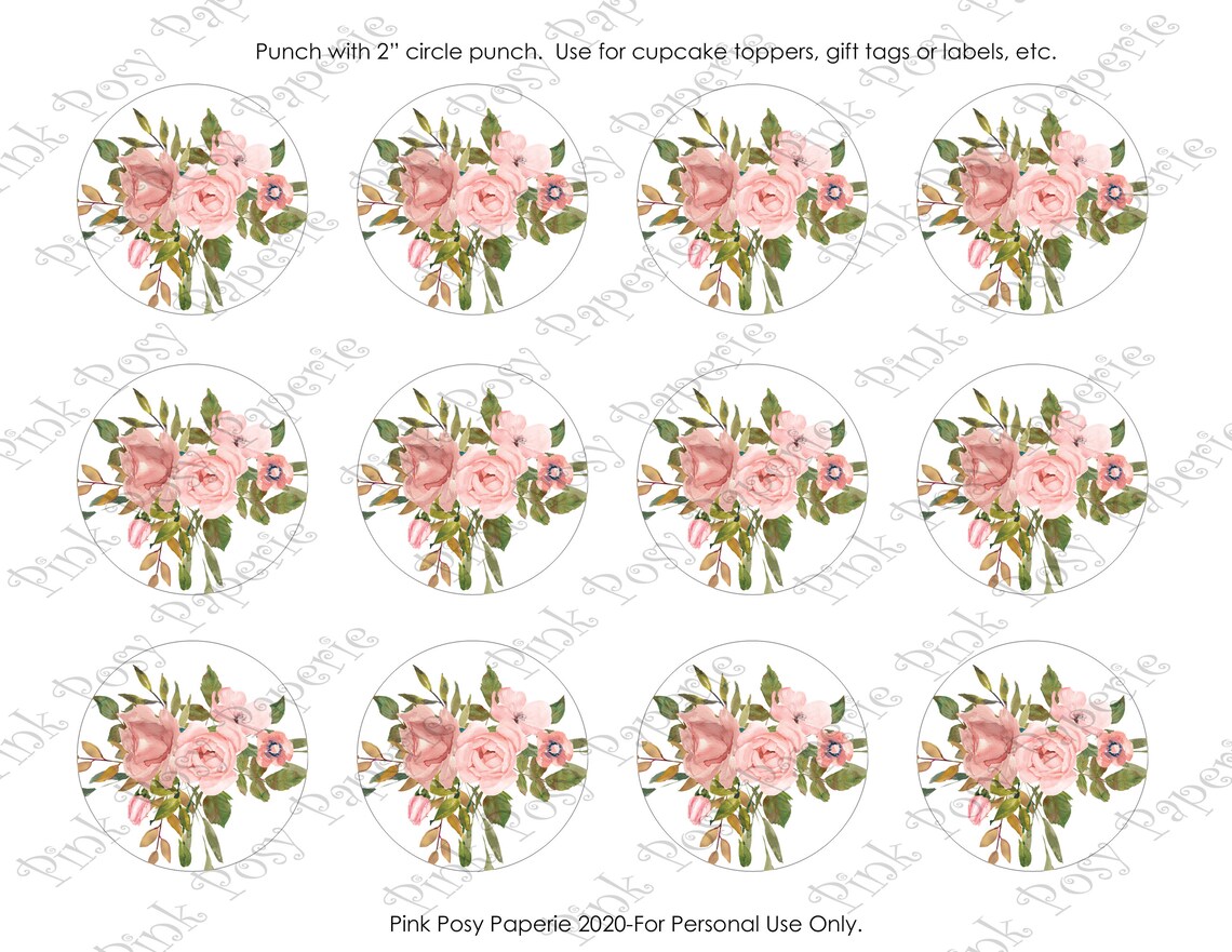 Bridal Shower Cupcake Toppers. Wedding Shower Cupcake Toppers Etsy