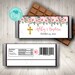 Editable Baptism Candy Bar Wrapper, Girl Christening, Candy Label ...