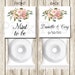 Editable Wedding Mint Favors, Mint to Be, Custom Mints, Pink Roses ...
