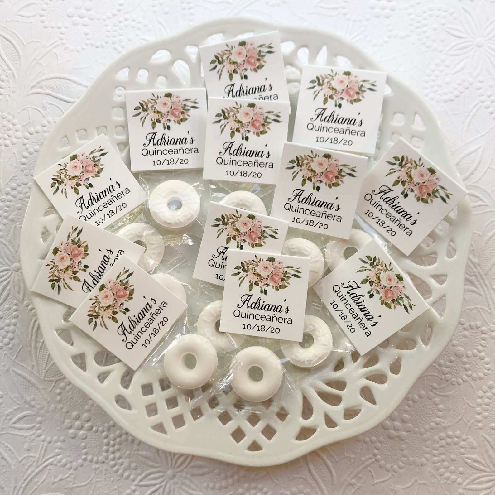 Quinceanera Mint Favors 15th Birthday Favors Quinceanera Etsy