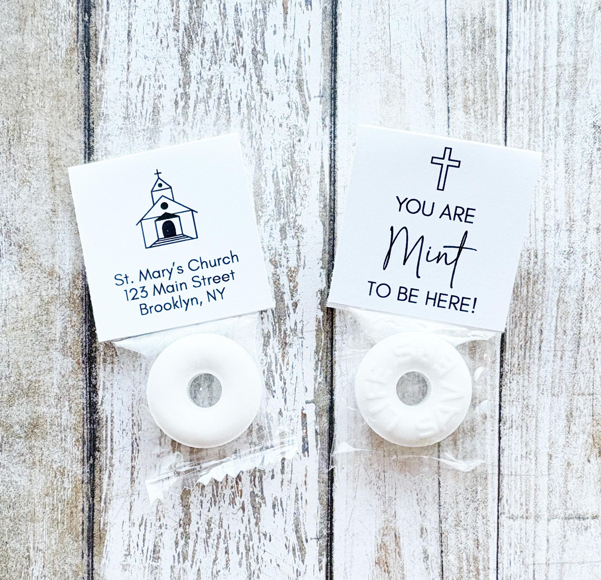 Editable Church Welcome Mint Favors, Member Giveaways, Bible Study ...