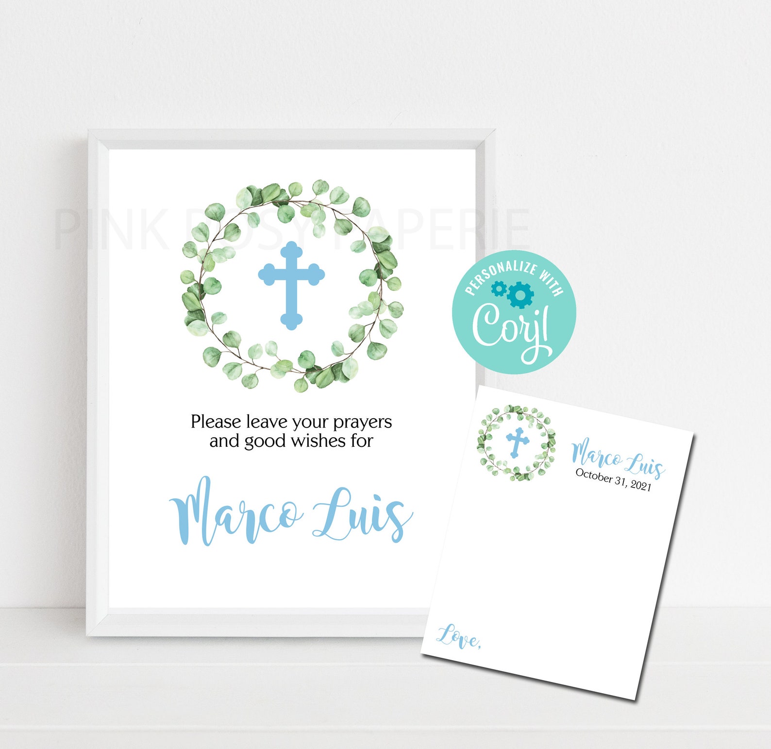 Editable Baptism Wishes Baby Boy Baptism Card Baptism Prayer Etsy
