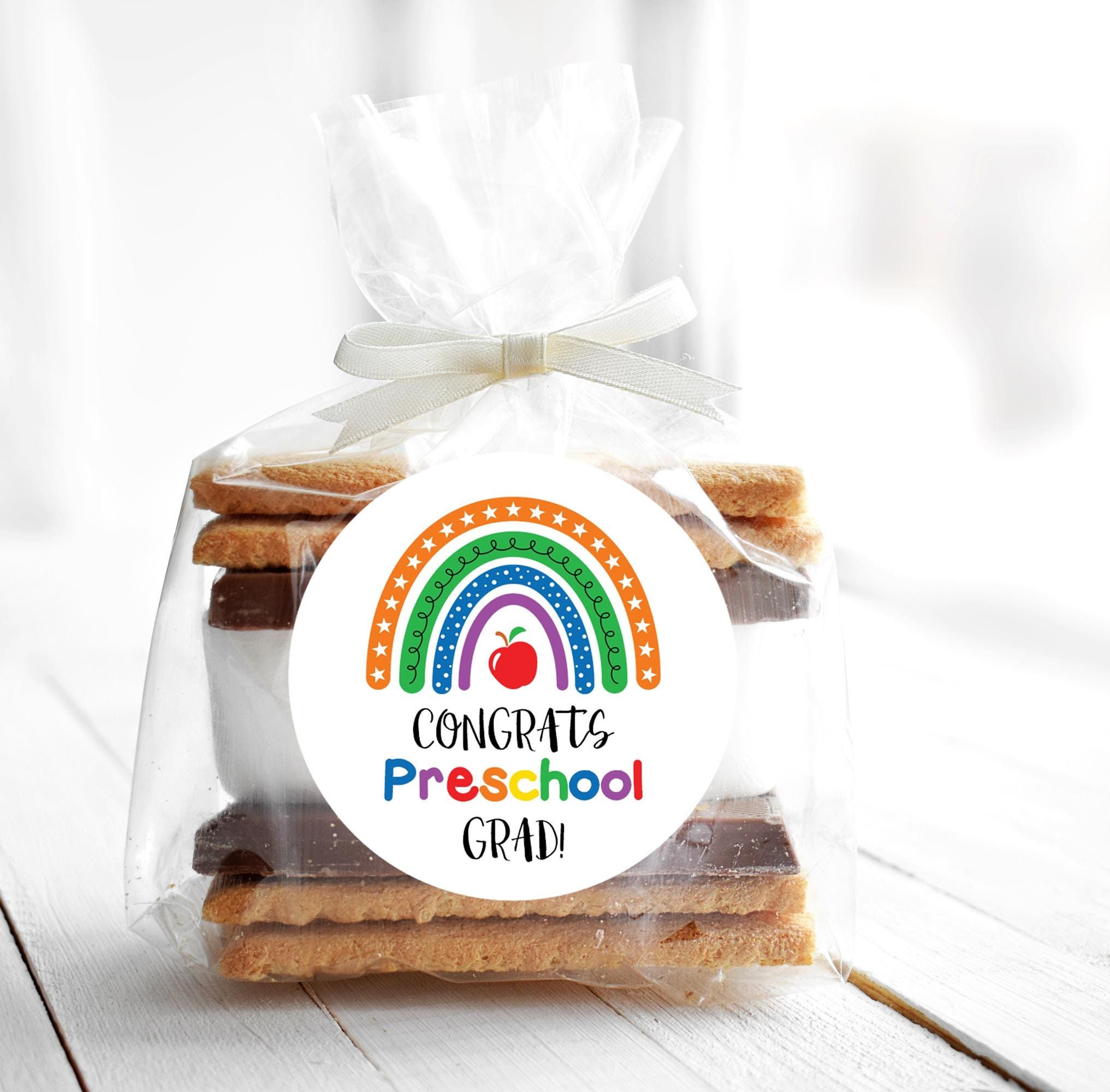 Preschool Graduation Label, Classroom Party Stickers, Graduation ...