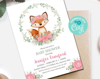 Fox Baby Shower | Etsy