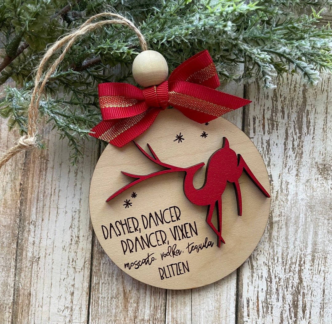 reindeer-ornament-christmas-ornament-wooden-ornament-funny-etsy