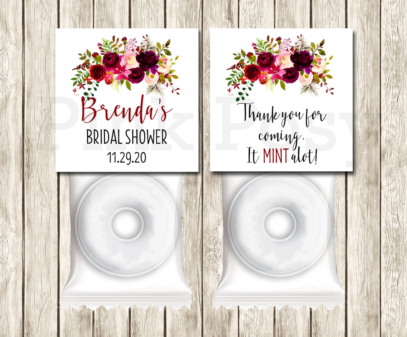 Bridal Shower Mint Favors Mint to Be Custom Bridal Mints - Etsy
