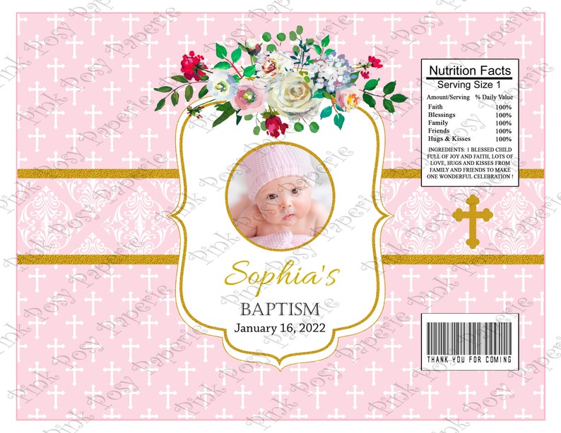 thumbnail interactive-video image 1 of Kitchen Craft Peach Baby Shower & Christening Treat Favour Bags (30 Pack With Ties & Tags) 1 of 5