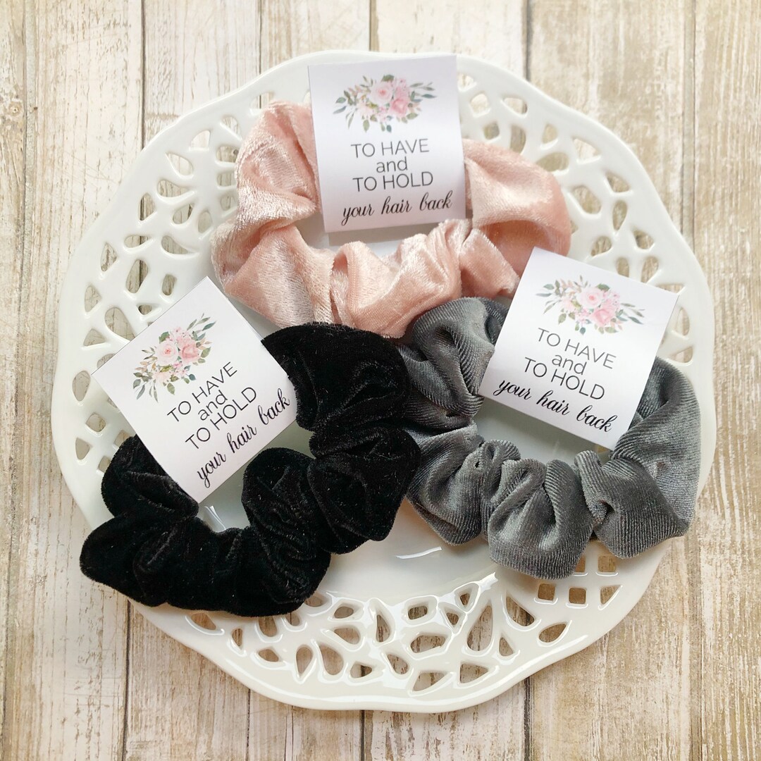 To Have and to Hold Your Hair Back Bridal Shower Favor Tags Etsy